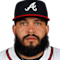 ATLANTA, GA – AUGUST 01: Atlanta center fielder Michael Harris II (23)  reacts after hitting his second home run during the MLB game between the  Los Angeles Angels and the Atlanta Braves