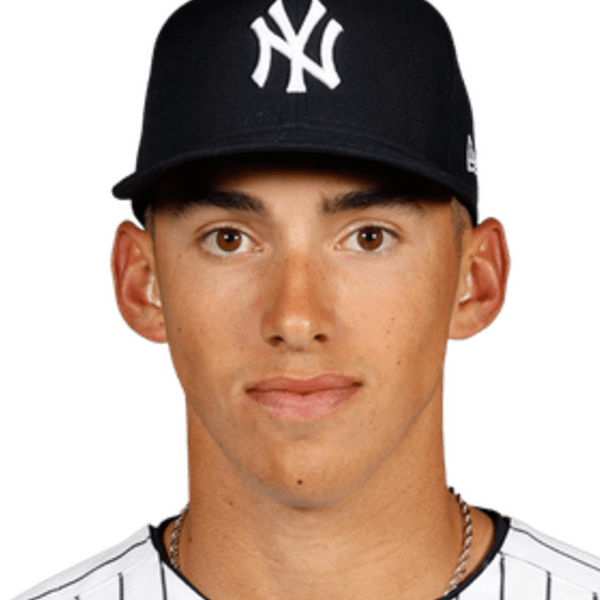 Official MLB portrait of New York Yankees infielder George Lombard Jr.