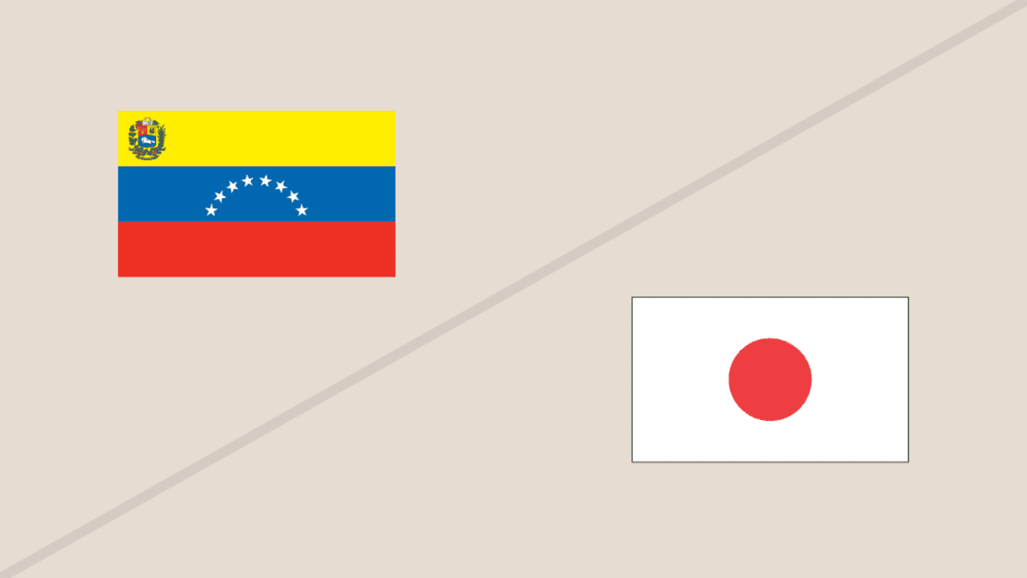Venezuela vs Japan MLB Gameday 팀 매치업 이미지